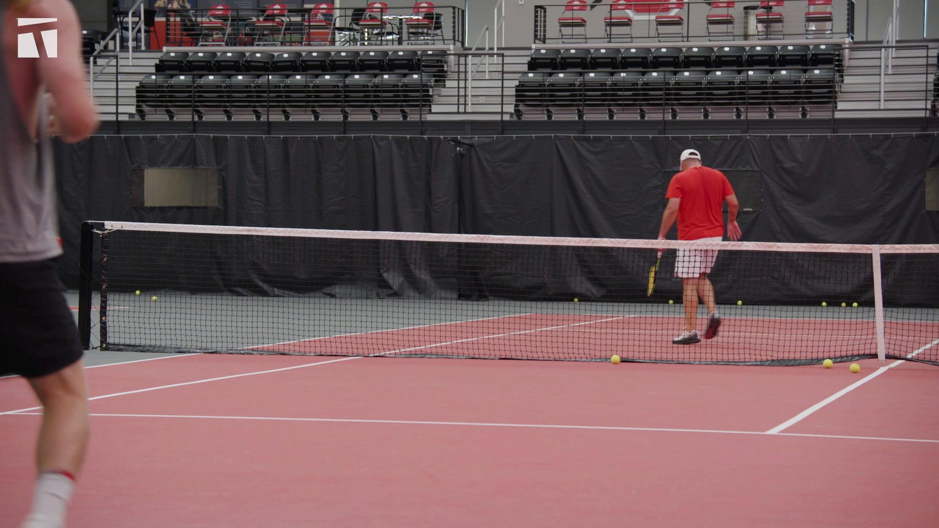 How this football player fell head over heels for tennis