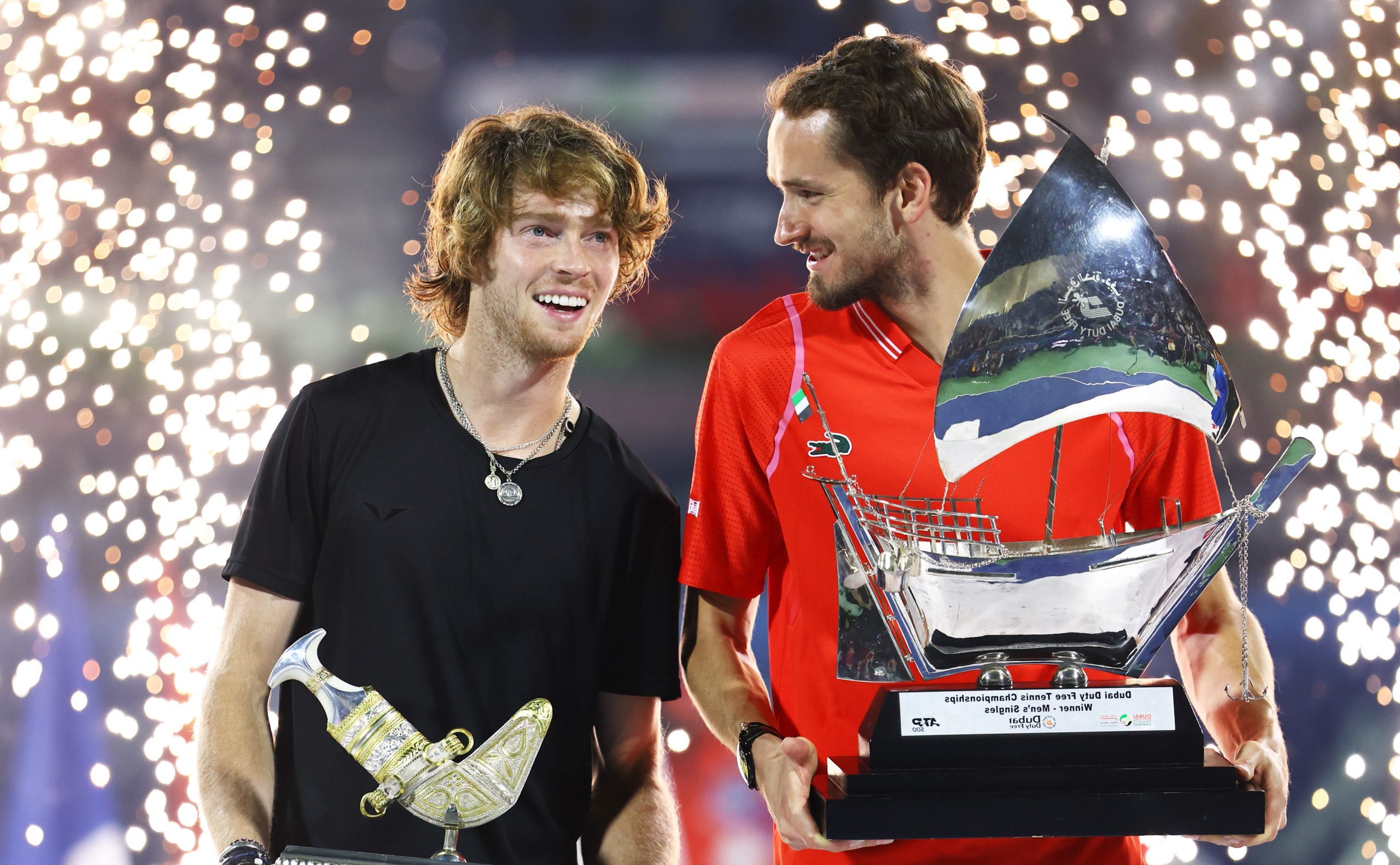 Andrey Rublev and Daniil Medvedev played their first match vs. each other when they were kindergarteners