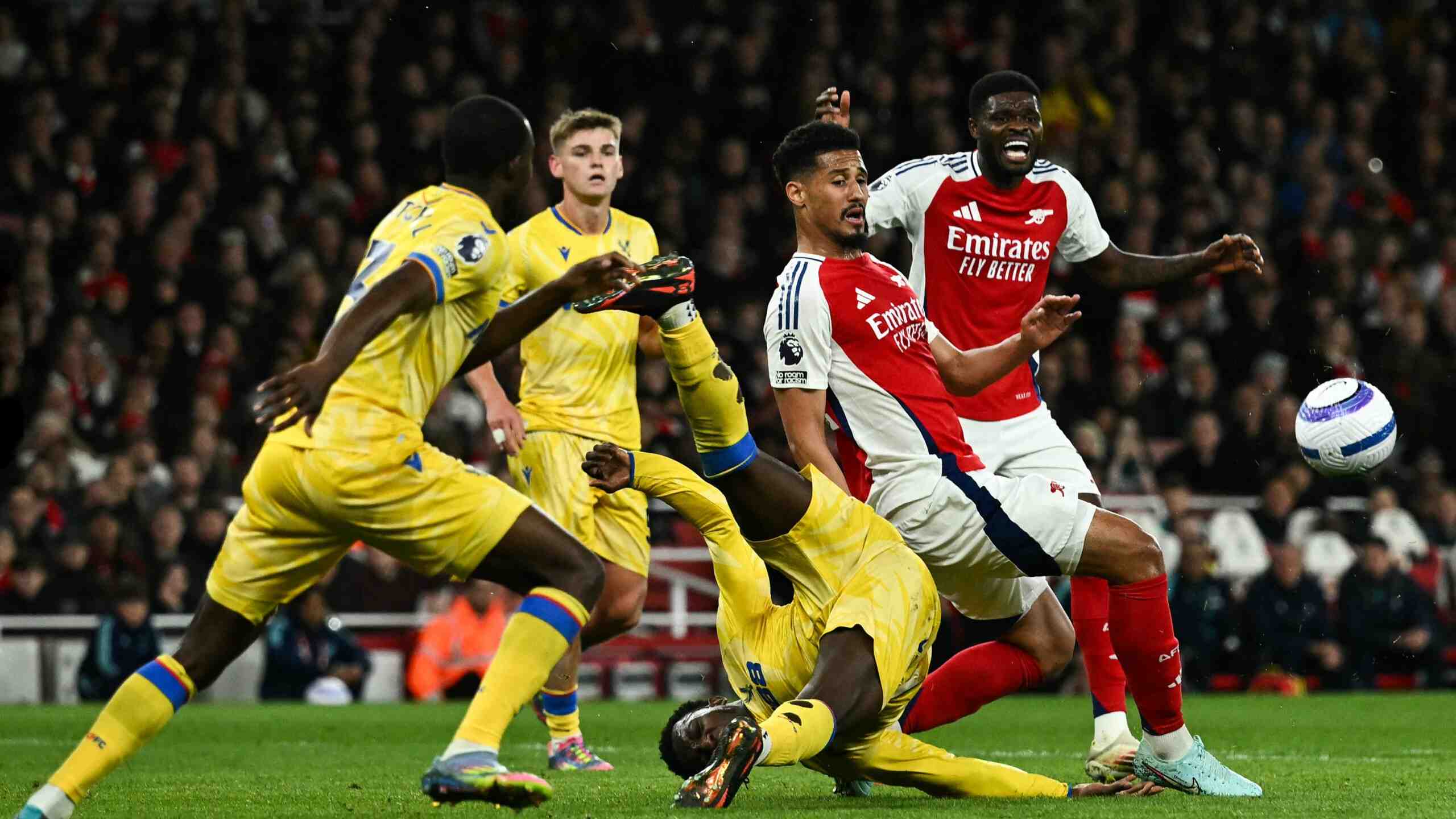 Arsenal 2-2 Crystal Palace: Mateta’s Brilliance Delays Liverpool’s Title Party