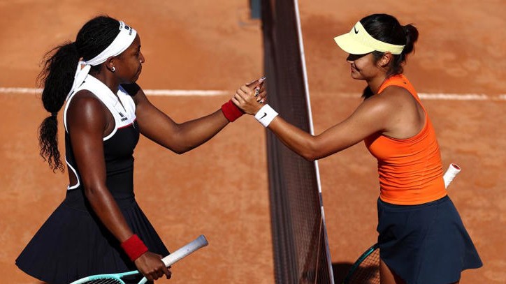 Coco Gauff Dominates Raducanu 6-1, 6-2 to Reach Italian Open Quarter-Finals