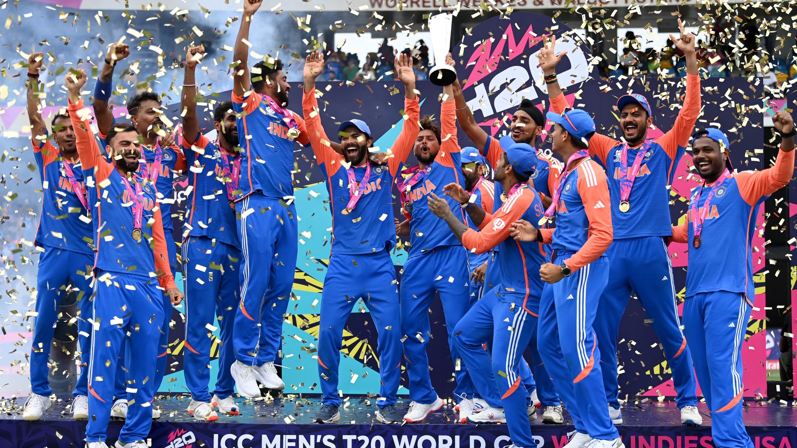 India Crowned T20 World Cup Champions Again After 96-Run Final Triumph